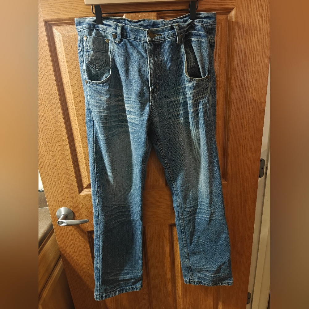 Indigo 30 Blue Jeans For Men Size 34 X 32